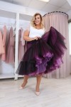 Пышная ярусная юбка из фатина (60 цветов) Микс  - фото 